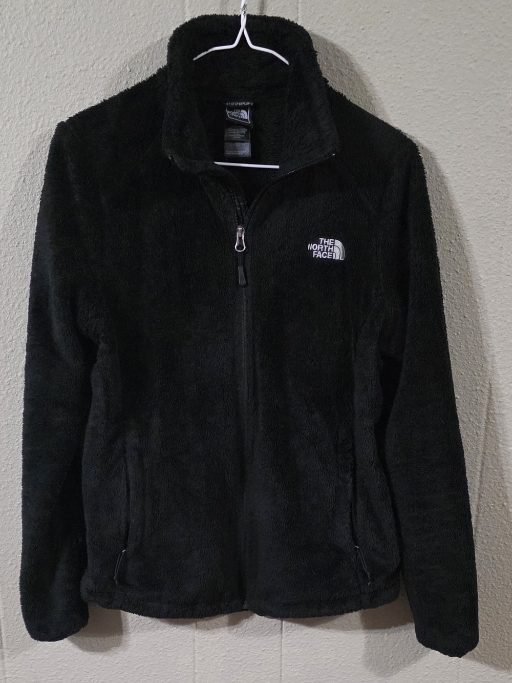 The North Face Black Osito Fleece Jacket - Women's Full Zip Sz M